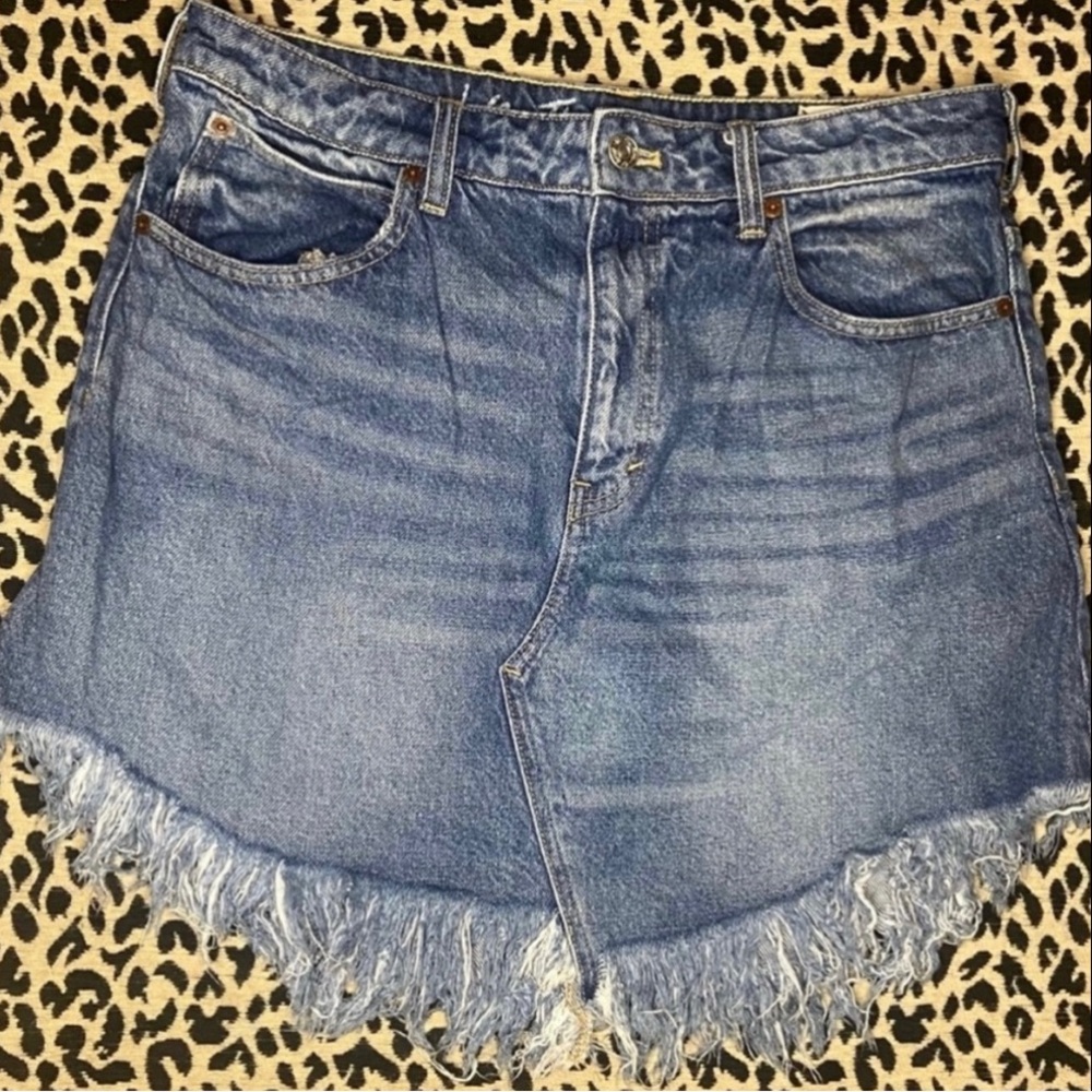 Free People Bailey Demin Mini Skirt - Picture 4 of 8